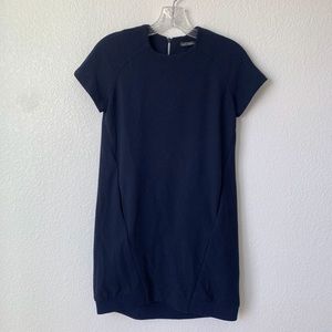 Zara Navy TShirt Style Dress